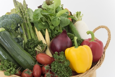 野菜を食べて健康に